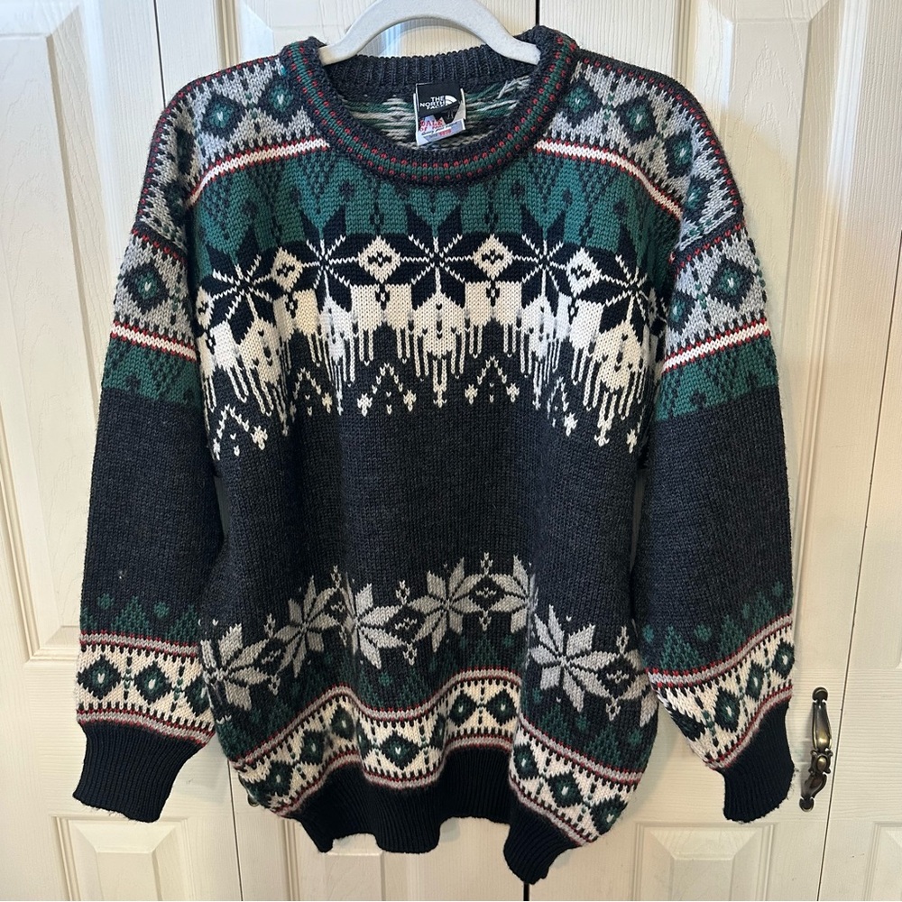 Dale of Norway x The North Face Pure New Wool Alpine Nordic Sweater Men’s Size L